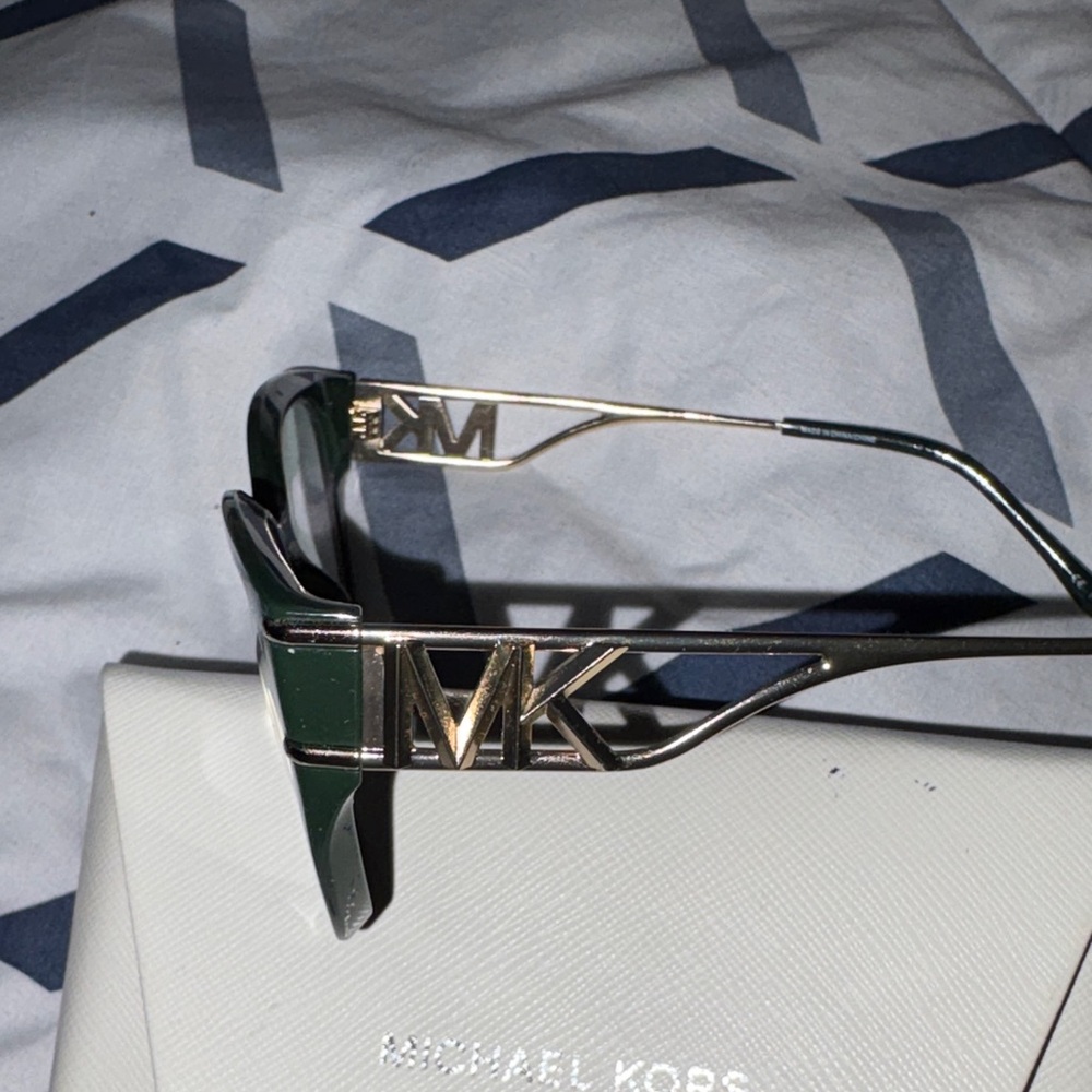 Michael Kors Dark Green Women's Glasses - Picture 2 of 4